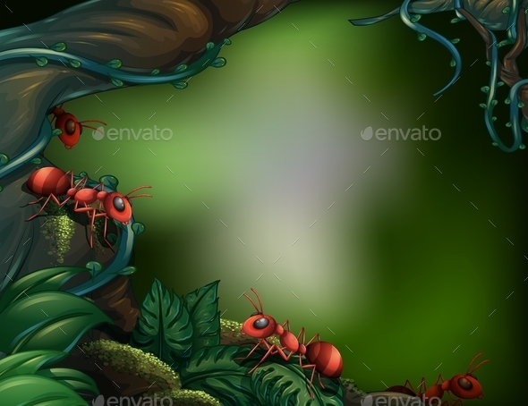 GraphicRiver Ants at the Forest 10681069 GraphicRiver Ants at the Forest 10681069
