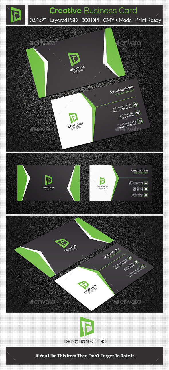 GraphicRiver Creative Business Card 10681182 GraphicRiver Creative Business Card 10681182