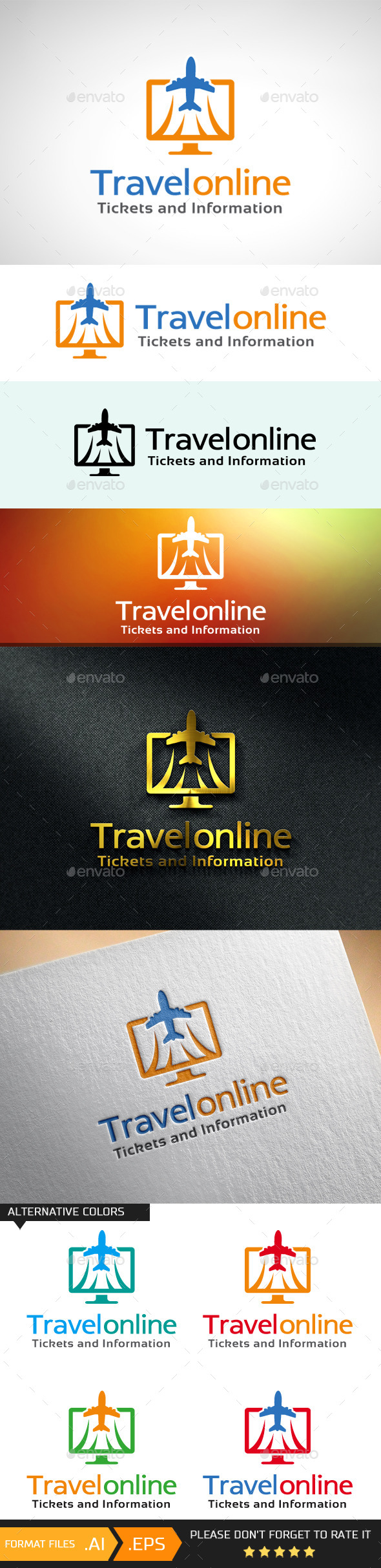 GraphicRiver Travel Online Ticket & Info Logo Template 10681524 GraphicRiver Travel Online Ticket & Info Logo Template 10681524