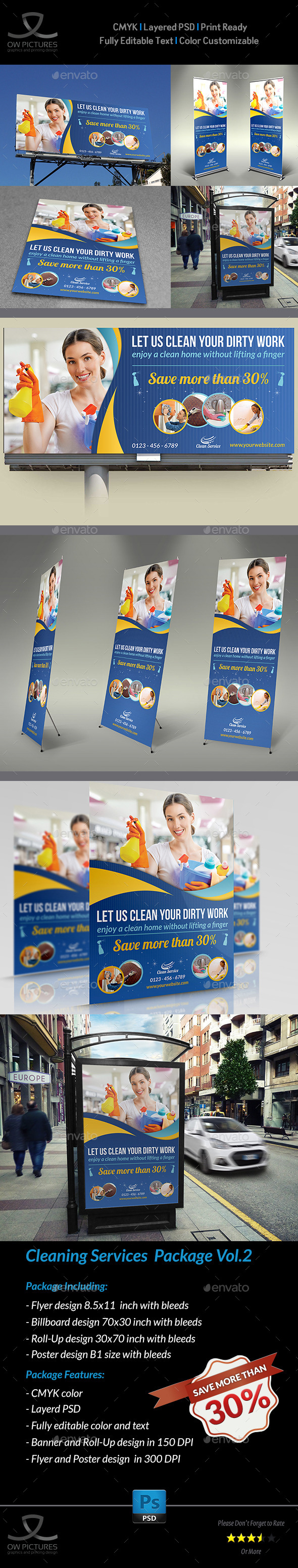 GraphicRiver Cleaning Services Advertising Bundle Vol.2 10683108 GraphicRiver Cleaning Services Advertising Bundle Vol.2 10683108