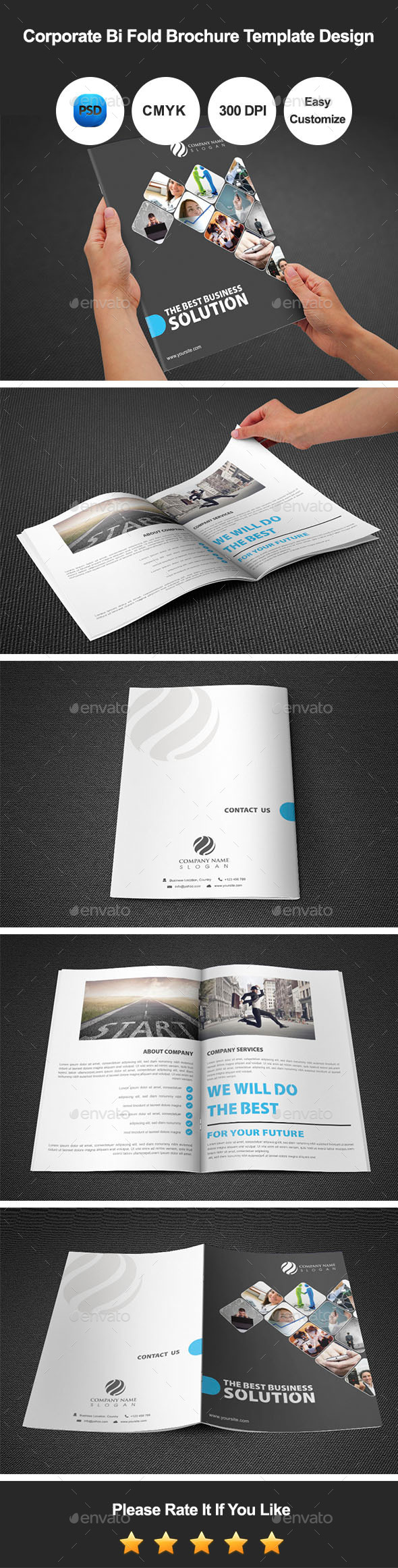 GraphicRiver Corporate Bi Fold Brochure Template Design 10684923 GraphicRiver Corporate Bi Fold Brochure Template Design 10684923