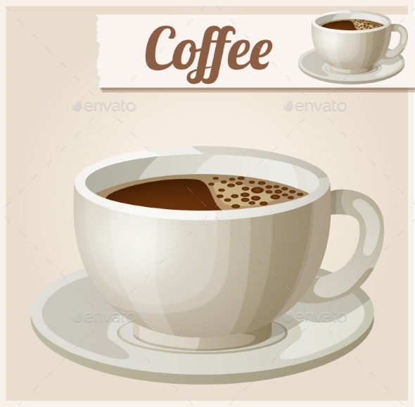 GraphicRiver Cup of Coffee Detailed Vector Icon 10685073 GraphicRiver Cup of Coffee Detailed Vector Icon 10685073