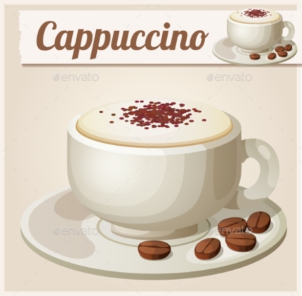 GraphicRiver Cup of Cappuccino 10685151 GraphicRiver Cup of Cappuccino 10685151