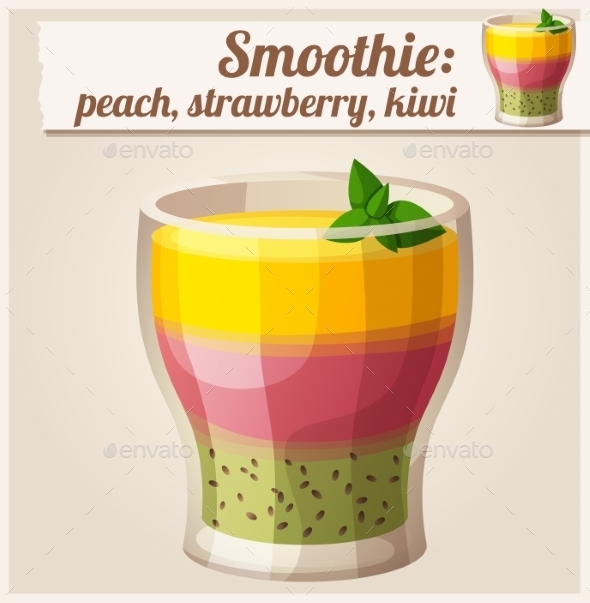 GraphicRiver Smoothie in Glass 10685372 GraphicRiver Smoothie in Glass 10685372