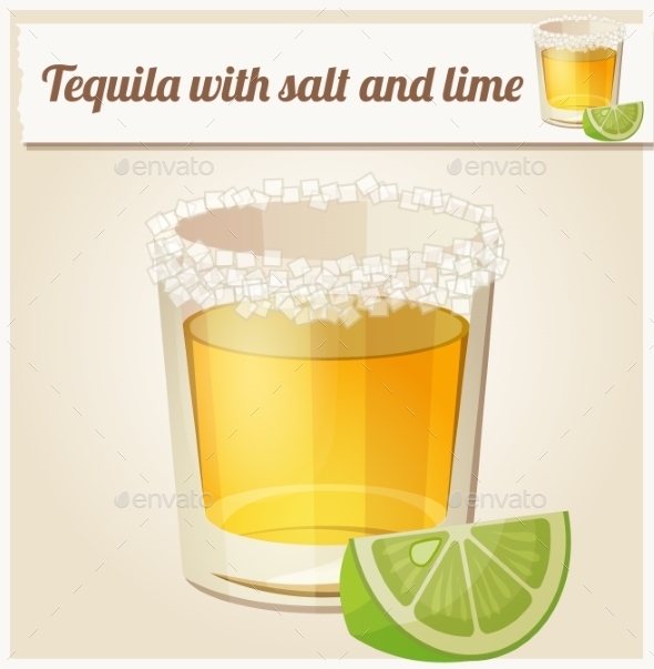 GraphicRiver Tequila with Salt and Lime 10685523 GraphicRiver Tequila with Salt and Lime 10685523