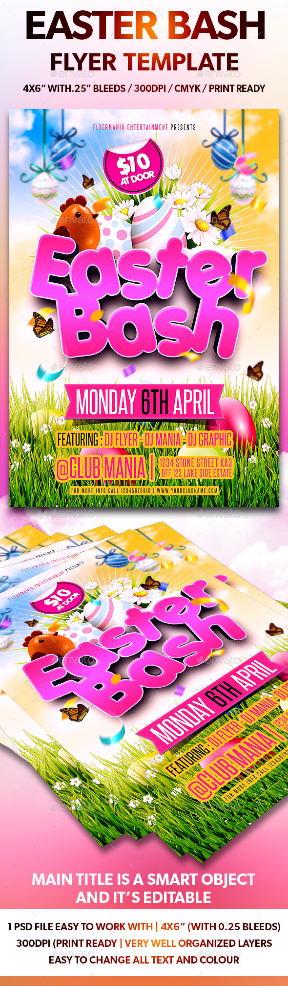 GraphicRiver Easter Bash Flyer Template 10685750 GraphicRiver Easter Bash Flyer Template 10685750
