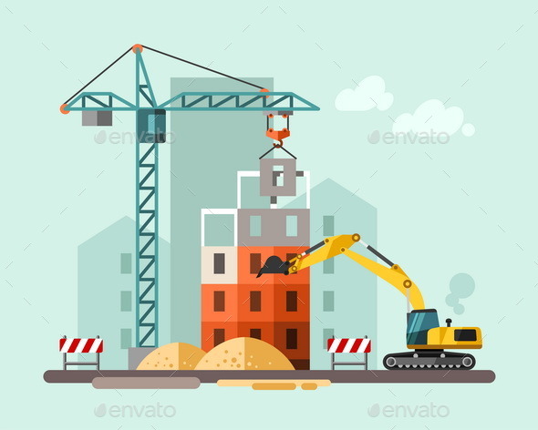 GraphicRiver Construction Site 10685835 GraphicRiver Construction Site 10685835
