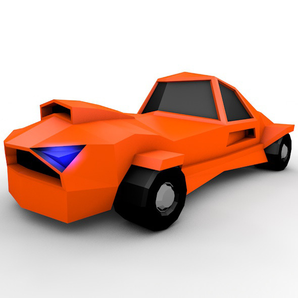 Low Poly Car - 3DOcean Item for Sale