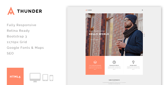 ThemeForest Thunder Minimal Agency Portfolio HTML5 Template 10658438 ThemeForest Thunder Minimal Agency Portfolio HTML5 Template 10658438