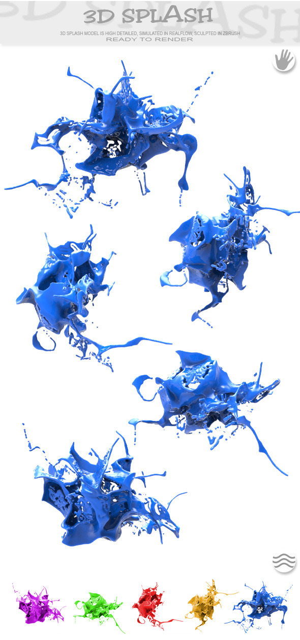 3DOcean HD Abstract Water Paint Liquid Splash 20 10688483 3DOcean HD Abstract Water Paint Liquid Splash 20 10688483