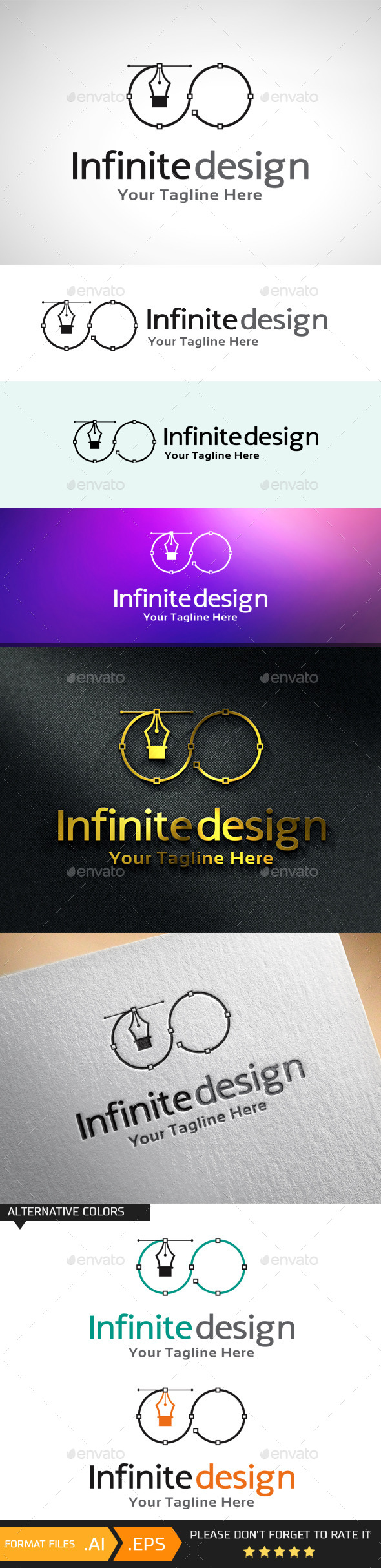 GraphicRiver Infinite Design Logo Template 10688933 GraphicRiver Infinite Design Logo Template 10688933