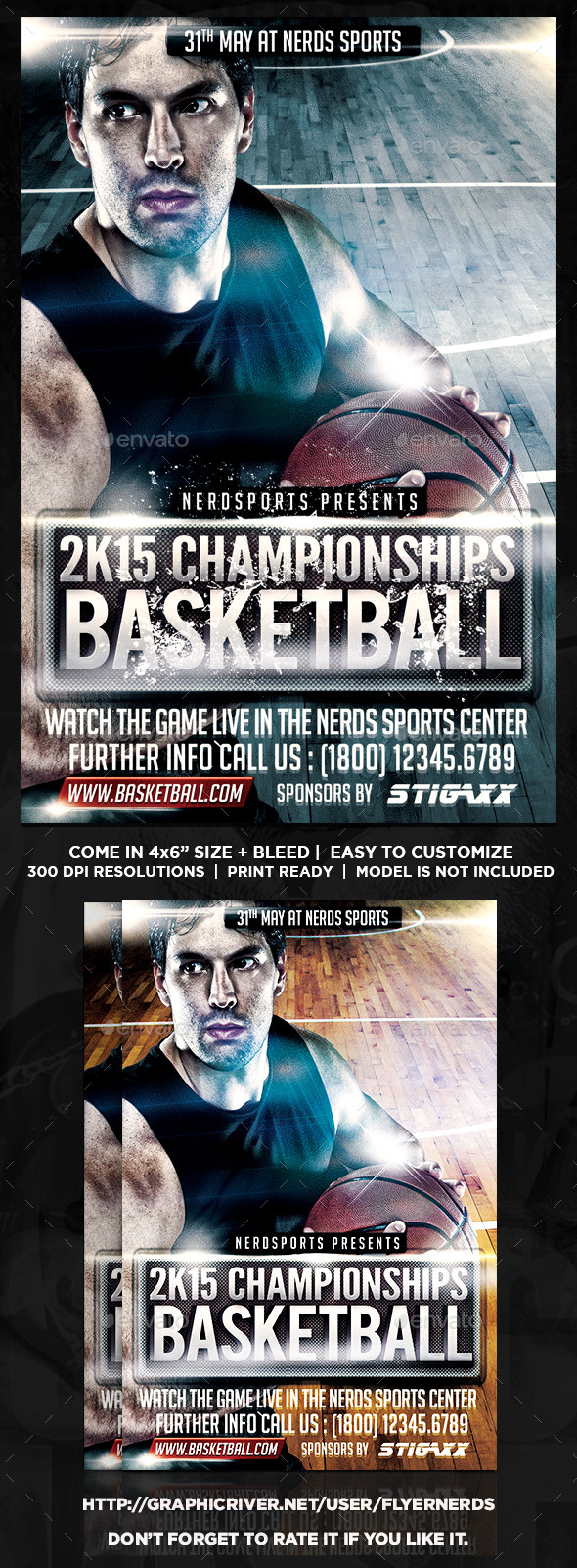 GraphicRiver Basketball Championships Sports Flyer 10689073 GraphicRiver Basketball Championships Sports Flyer 10689073
