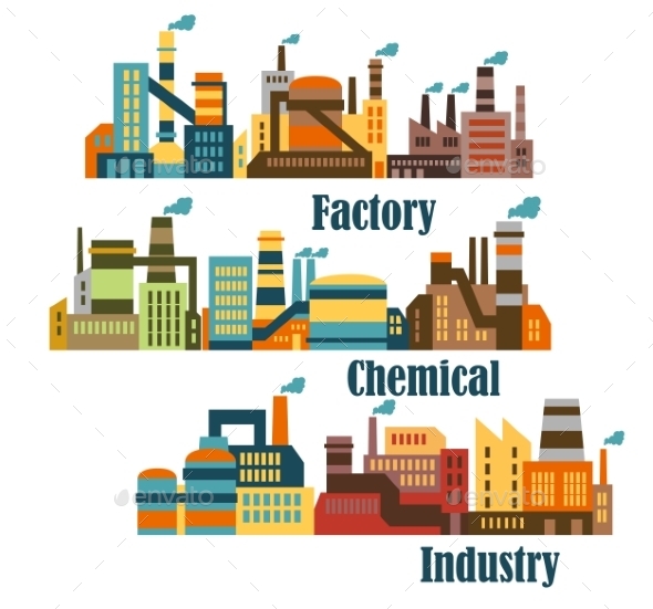 GraphicRiver Chemical and Industrial Factories 10690056 GraphicRiver Chemical and Industrial Factories 10690056