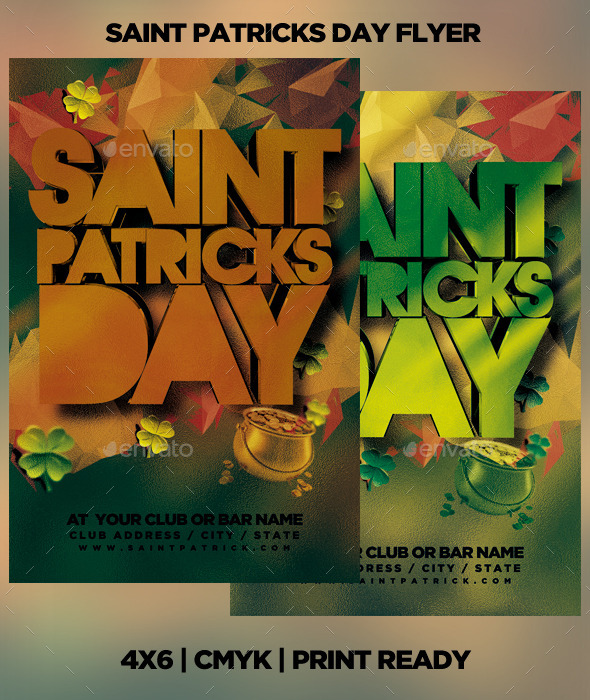 GraphicRiver Saint Patricks Day Flyer 10691490 GraphicRiver Saint Patricks Day Flyer 10691490