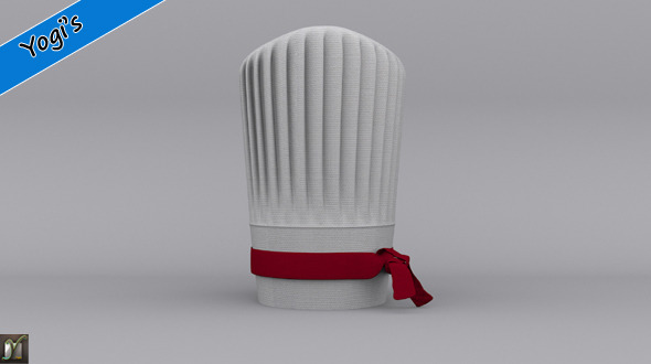 3DOcean Chef cap 10691815 3DOcean Chef cap 10691815