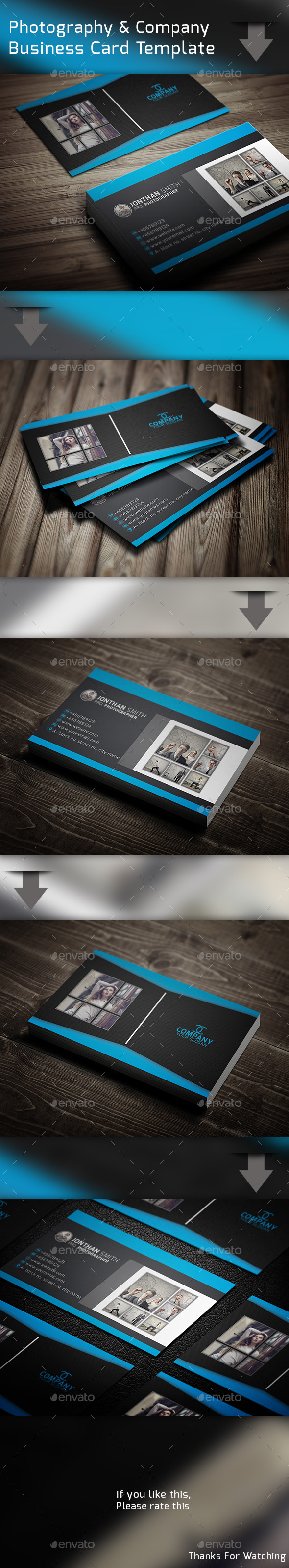 GraphicRiver Photography & Company Business Card Template 10692020 GraphicRiver Photography & Company Business Card Template 10692020
