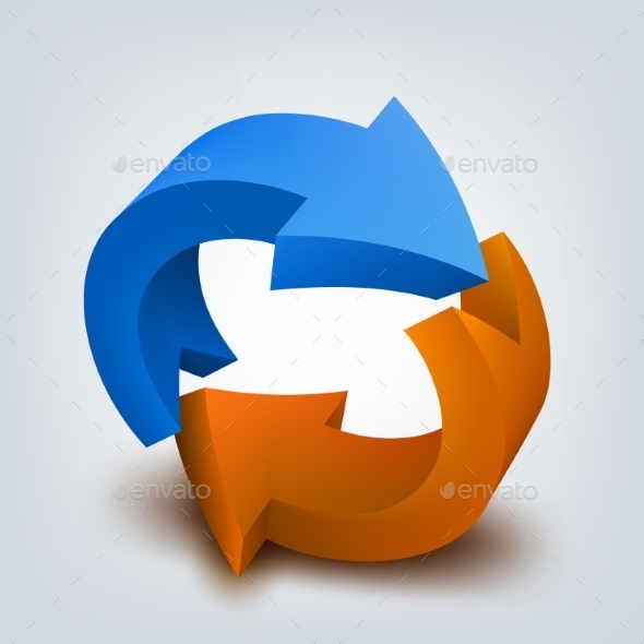 GraphicRiver 3D Arrows Illustration 10692040 GraphicRiver 3D Arrows Illustration 10692040
