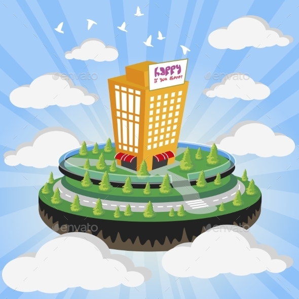 GraphicRiver Cloud City 10692847 GraphicRiver Cloud City 10692847