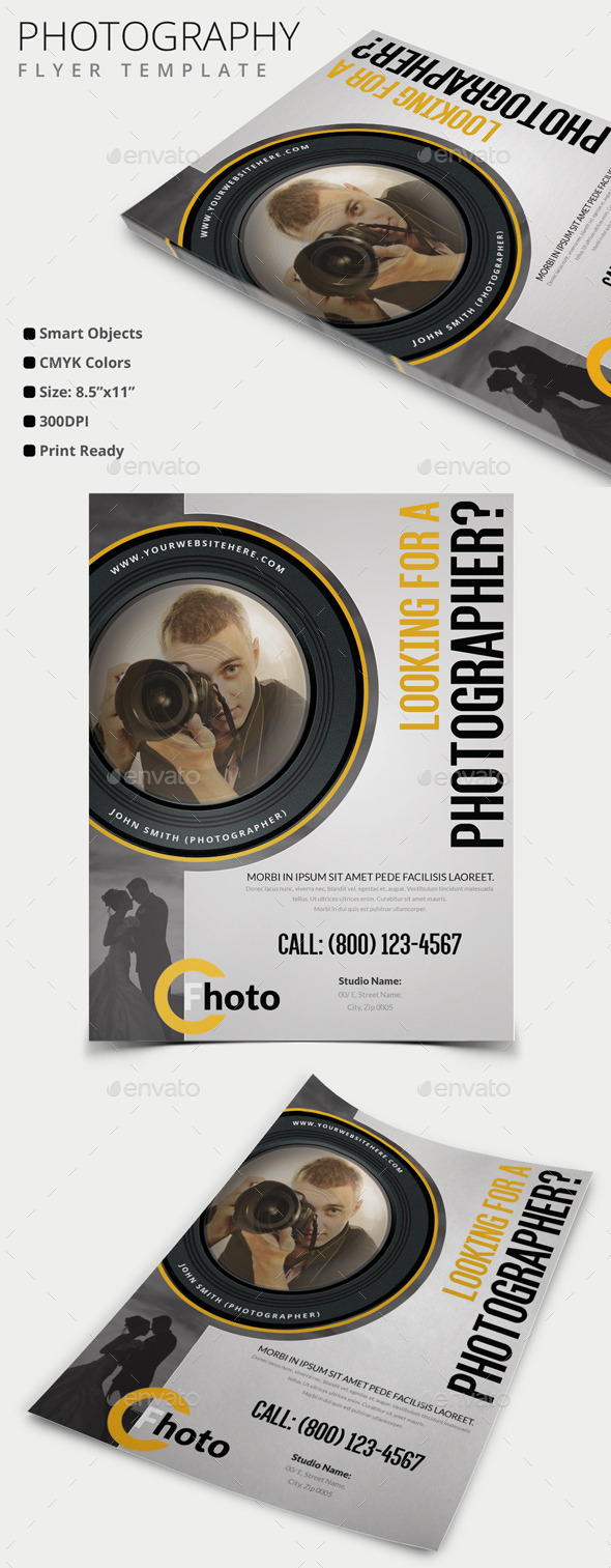 GraphicRiver Photography Flyer 10692894 GraphicRiver Photography Flyer 10692894