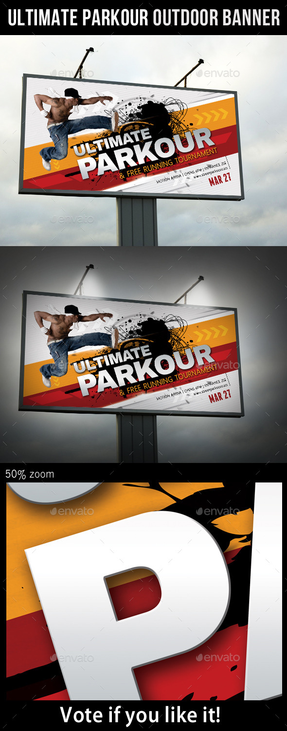 GraphicRiver Ultimate Parkour Outdoor Banner 10693777 GraphicRiver Ultimate Parkour Outdoor Banner 10693777