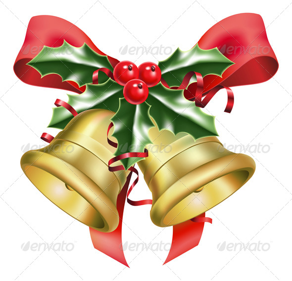 festive bells and bows graphicriver festive bells and bows graphicriver