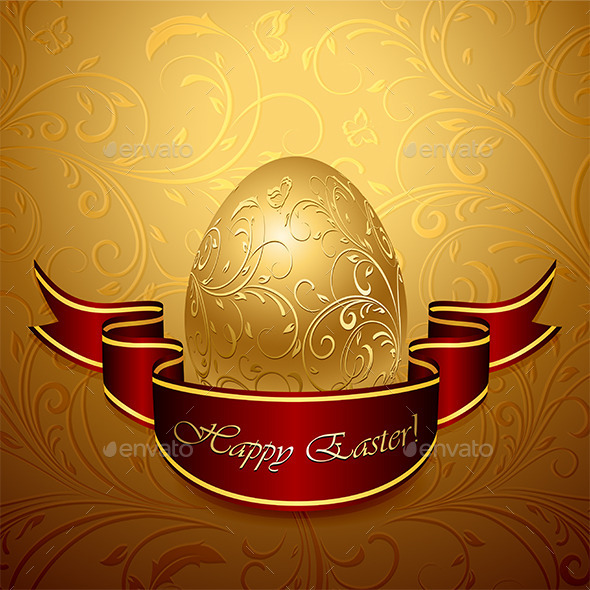 GraphicRiver Easter Egg and Ribbon 10694125 GraphicRiver Easter Egg and Ribbon 10694125