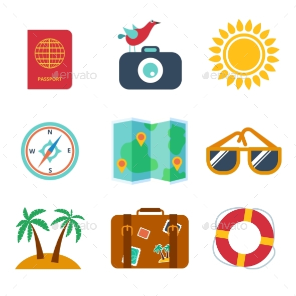 GraphicRiver Icons of Travel 10695024 GraphicRiver Icons of Travel 10695024