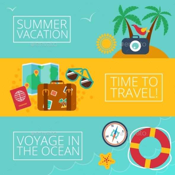 GraphicRiver Concepts and Banners of Travel 10695034 GraphicRiver Concepts and Banners of Travel 10695034
