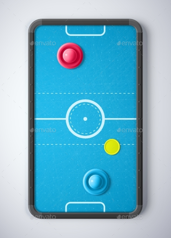 GraphicRiver Air Hockey Table 10695039 GraphicRiver Air Hockey Table 10695039
