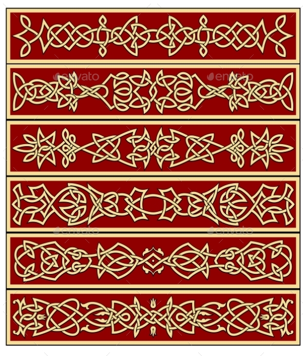 GraphicRiver Borders and Frames in Celtic Style 10695389 GraphicRiver Borders and Frames in Celtic Style 10695389