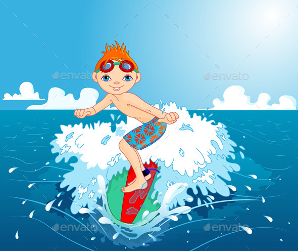 GraphicRiver Surfer Boy 10695544 GraphicRiver Surfer Boy 10695544