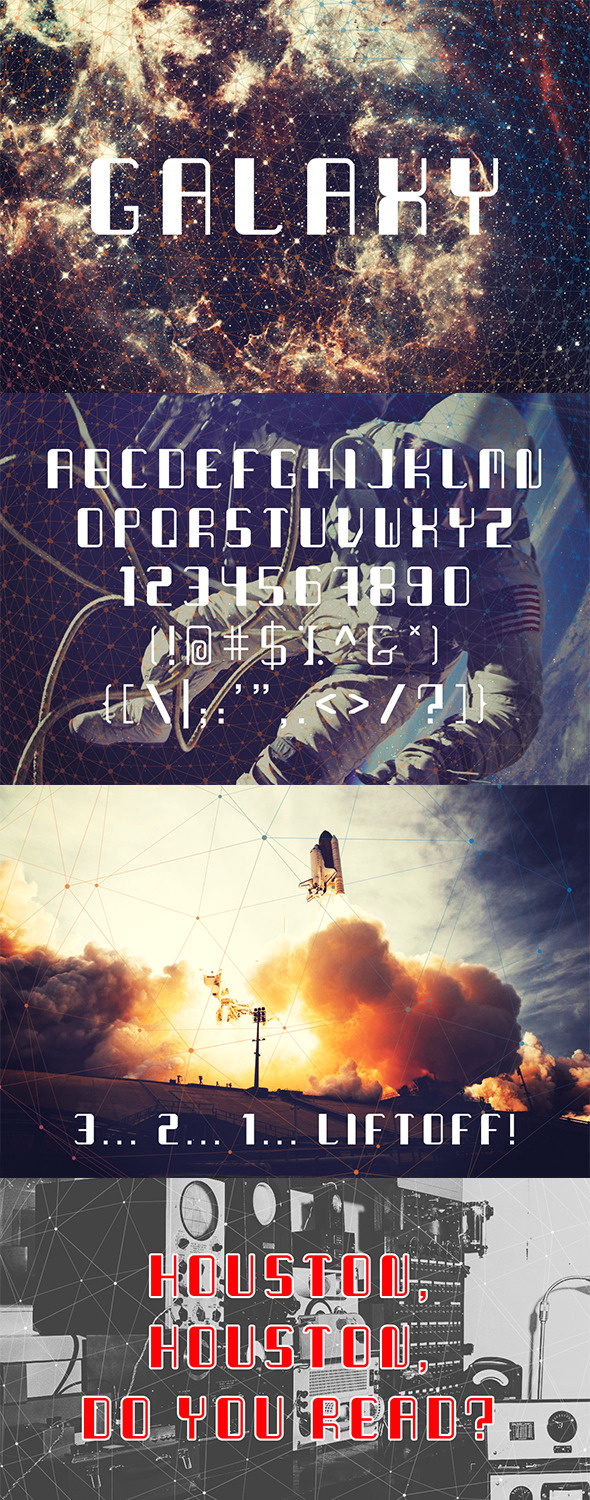 GraphicRiver Galaxy Typeface 10695569 GraphicRiver Galaxy Typeface 10695569