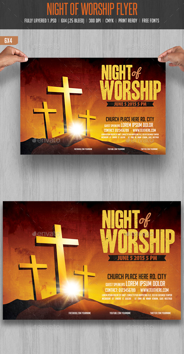 GraphicRiver Night of Worship 10695758 GraphicRiver Night of Worship 10695758