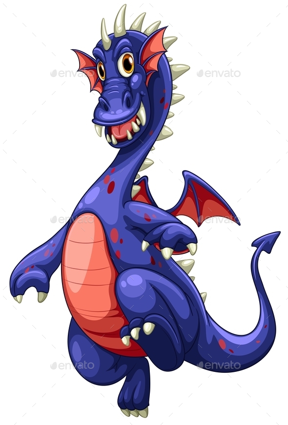 GraphicRiver Blue Dragon Illustration 10696667 GraphicRiver Blue Dragon Illustration 10696667