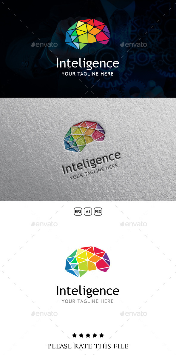 GraphicRiver Inteligence Brain Logo 10696897 GraphicRiver Inteligence Brain Logo 10696897
