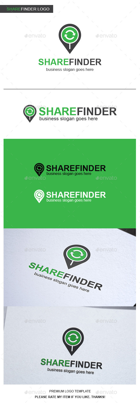 GraphicRiver Share Finder Logo 10697238 GraphicRiver Share Finder Logo 10697238