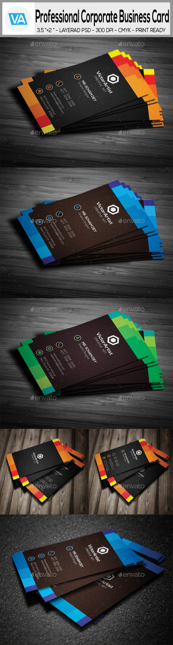 GraphicRiver Professional Corporate Business Card 10701277 GraphicRiver Professional Corporate Business Card 10701277