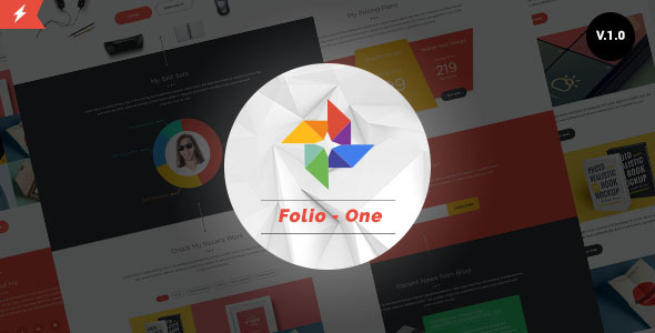 ThemeForest Folio One Multipurpose Portfolio PSD Template 10633375 ThemeForest Folio One Multipurpose Portfolio PSD Template 10633375