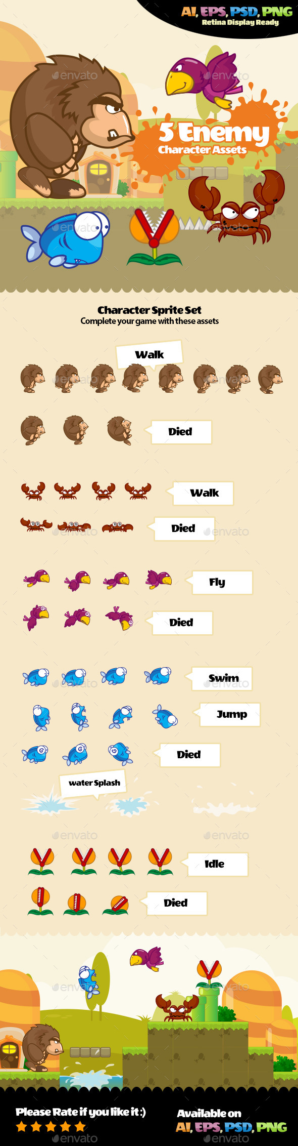 GraphicRiver Enemy Character Vol 01 10701789 GraphicRiver Enemy Character Vol 01 10701789