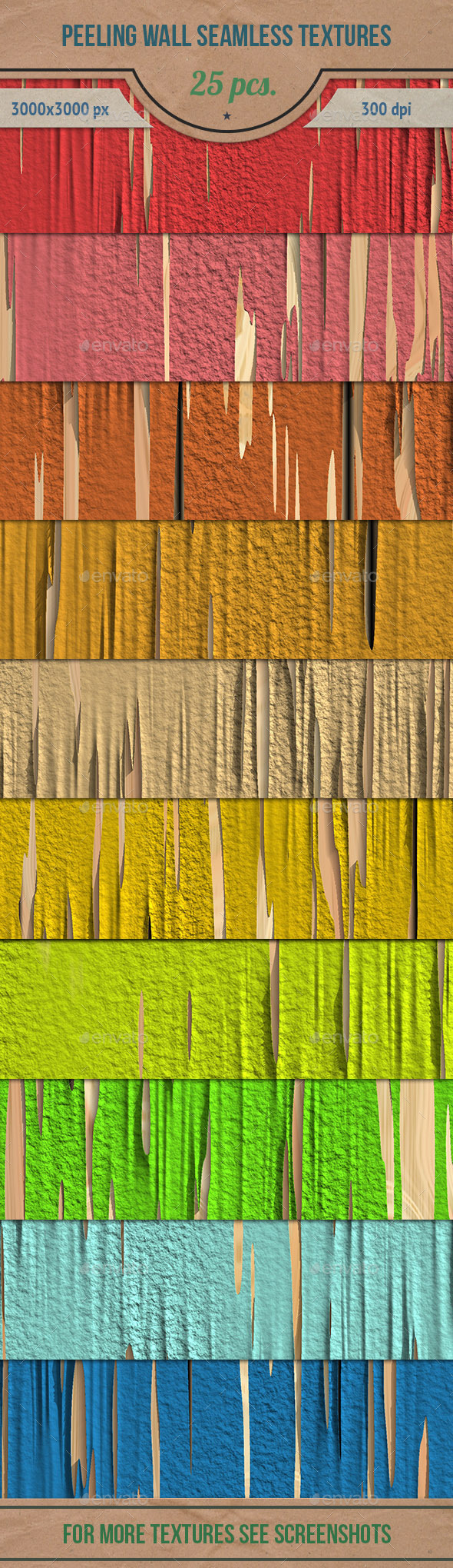 GraphicRiver Peeling Wall Seamless HD Textures Pack 10701815 GraphicRiver Peeling Wall Seamless HD Textures Pack 10701815