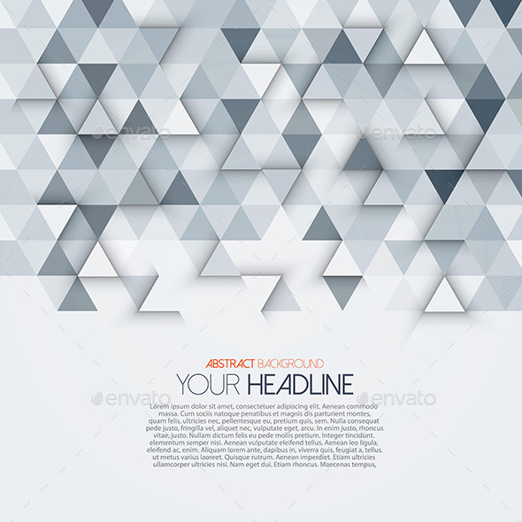 GraphicRiver Abstract Background with Triangle Shapes 10703115 GraphicRiver Abstract Background with Triangle Shapes 10703115