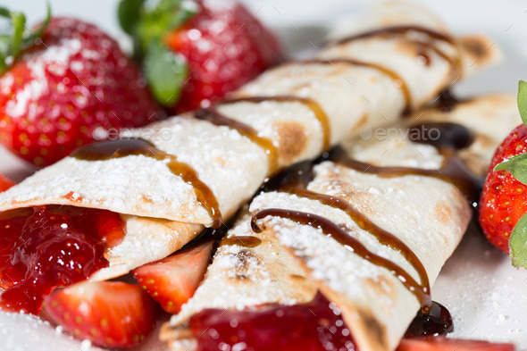 Strawberry pancakes (Misc) Photo Download