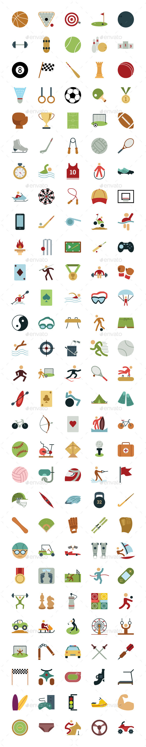 GraphicRiver 145 Sports and Games Vectors 10706602 GraphicRiver 145 Sports and Games Vectors 10706602