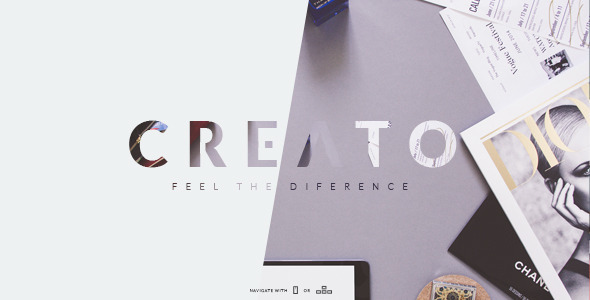 Creato - Creative & Modern PSD Template