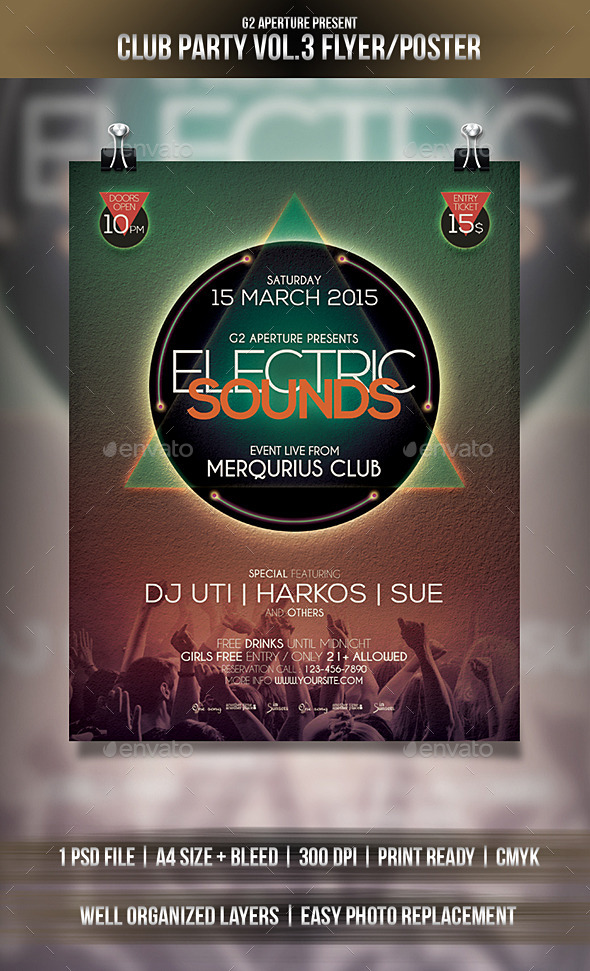 GraphicRiver Club Party Flyer Poster Vol.3 10713633 GraphicRiver Club Party Flyer Poster Vol.3 10713633