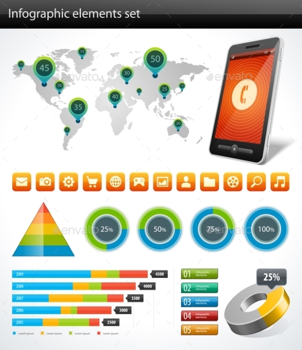 GraphicRiver Infographics Collection Elements 10714350 GraphicRiver Infographics Collection Elements 10714350