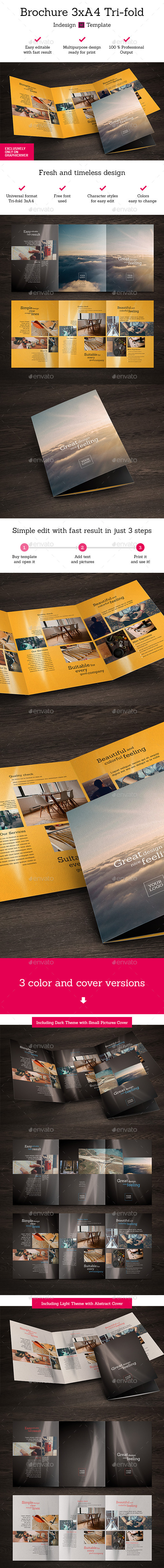 GraphicRiver Brochure 3xA4 Tri-fold Indesign Template Set 10655600 GraphicRiver Brochure 3xA4 Tri-fold Indesign Template Set 10655600