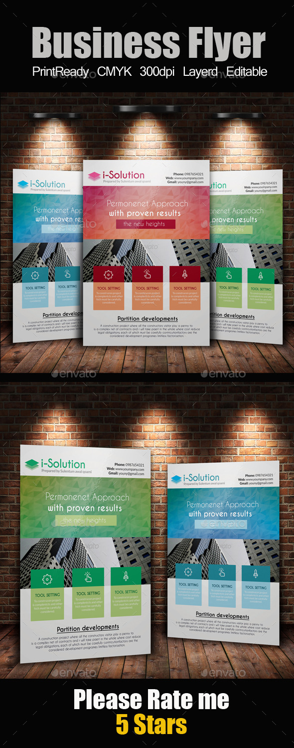 GraphicRiver A4 Business Flyer Template 10715594 GraphicRiver A4 Business Flyer Template 10715594