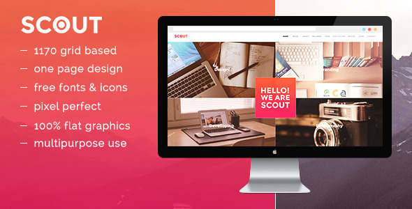 Scout - OnePage Portfolio Template