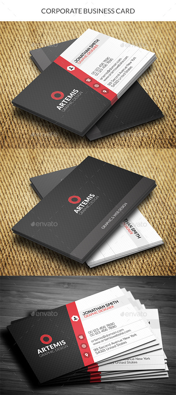 GraphicRiver Corporate Business Card 10720247 GraphicRiver Corporate Business Card 10720247